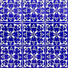 Load image into Gallery viewer, 4"x4" Mediterranean Blue Design