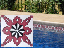 Load image into Gallery viewer, Paw Design Pool Tile 6x6