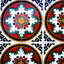 Load image into Gallery viewer, 4"x4" Toledo Design, Spanish Pool Tile