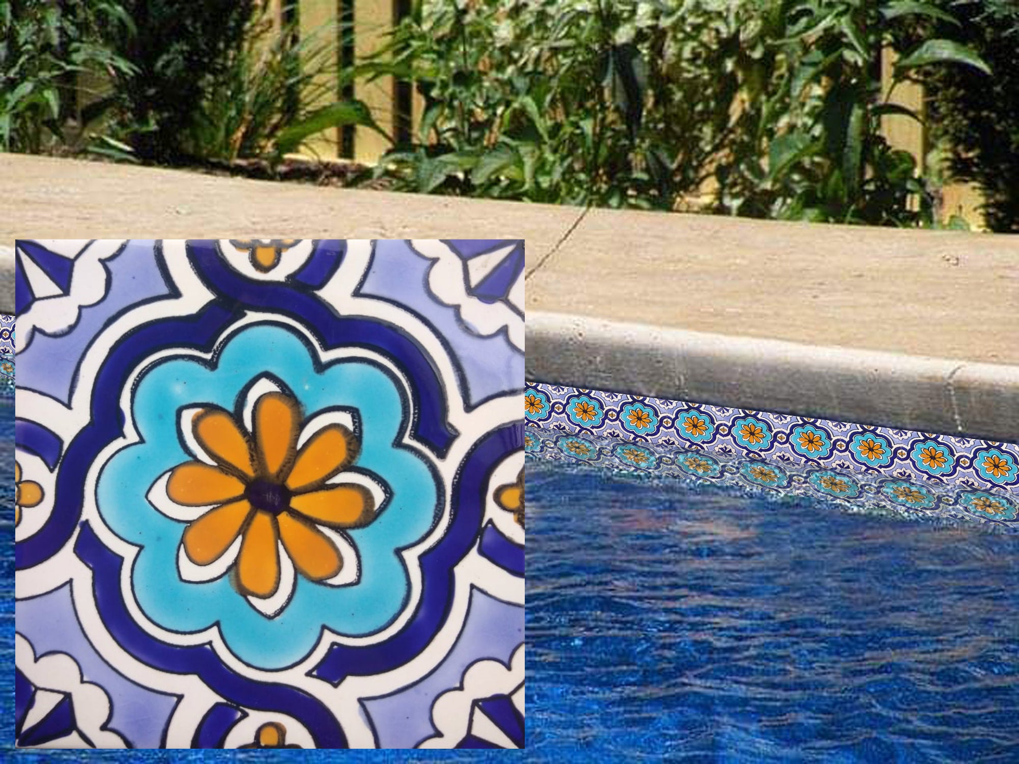 Oveido Design Pool Tile 6x6