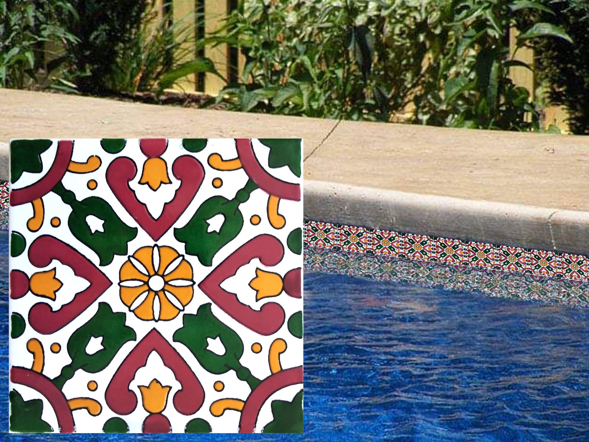 Pool Tile Design Gallery Custom Swimming Pools: Modern Geometric Art