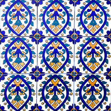 Load image into Gallery viewer, 4&quot;x4&quot; Sevilla Design, Spanish Tile
